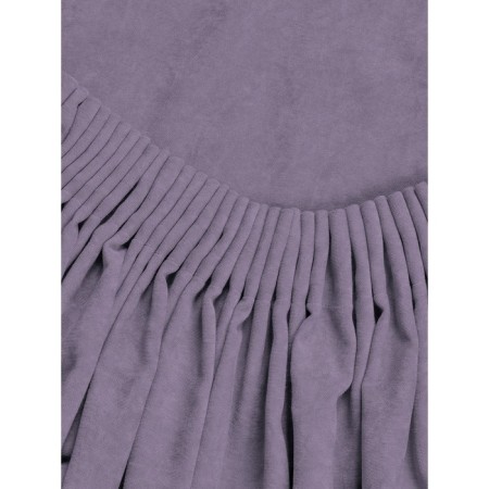 Set of curtains "Canvas", size 200x250 cm, 2 pcs, purple color-3