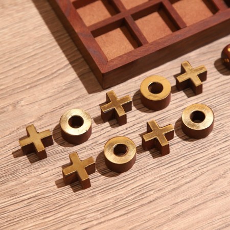 Board game 3V1 (domino + crossbreaks + cubes) 23x10.5x3.5 cm, tree shisham-4