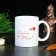 Sublimation mug "beloved guy", with application