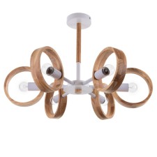 Chandelier 1058/6wt e27 60W white 70x70x55 cm