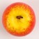 Decor "Apples" red, set 50 pcs., Size: 3.5 × 3 cm