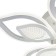 Ceiling light ESCADA, 10288/10LED. 1x130W, LED, 9758LM, 3000-6500K, 660x660x100 mm, white color