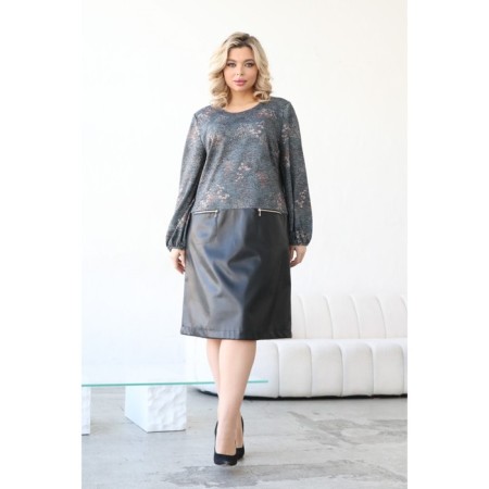 Female dress, size 60, black color