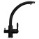 Kitchen mixer Ulgran u017-308, black color