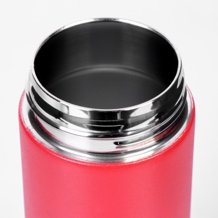Thermos Komarnik, 500 ml, with a flask for brewing tea, retains heat up to 8 hours, red-1