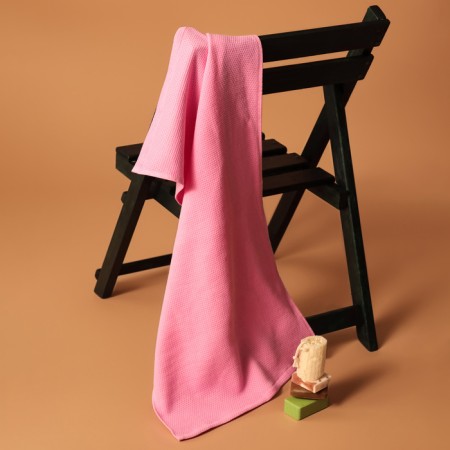 Waffle Love Life Sweet Momemt 50x90 cm, pink, 100% HL, 300 g/m2