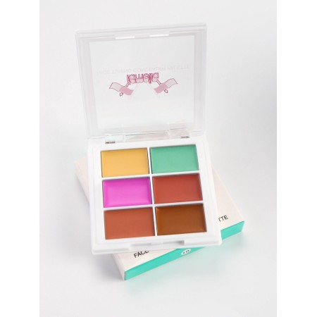 Facial concoct palette, 6 centers, waterproof-1
