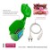 Electric kettle “Carceple ech 0.5/0.5-220s”, plastic, 0.5 l, 500 watts, green