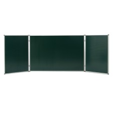 Cretaceous board/magnetic marker 300*100/100*75*2 calligrata, three-section, in alumino frames