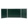Cretaceous board/magnetic marker 300*100/100*75*2 calligrata, three-section, in alumino frames