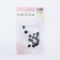 The buttons are sewing, d = 7 mm, 10 pcs, the color is black