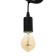 Bayerlux lamp "Figure 5" E27 40W black 35x17 cm