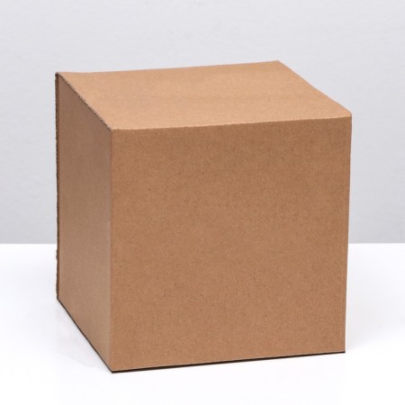 The box is folding, brown, 20 x 20 x 20 cm-1