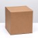 The box is folding, brown, 20 x 20 x 20 cm