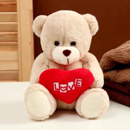 Soft toy "Bear with Heart", 20 cm, color mix-1