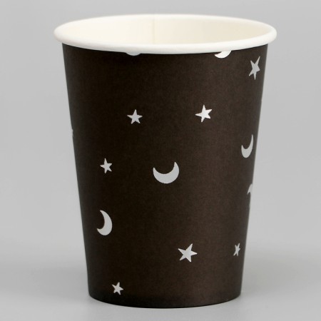 Paper glasses "Night Sky", 6 pcs.