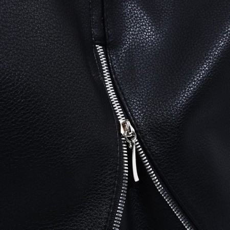 Magic bag "Olivi" with lightning, external pocket, black color-4