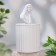 Candle in concrete Aromatic "Moliere", Chinese tea, 13x7 cm, soy wax, 160 g