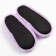 Women's socks minaku "heart", lilac color, size 36-37 (23 cm)