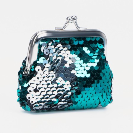 Wallet on the farmar, the color is green/silver-1