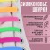 A set of shoes for shoes, 6 pcs, silicone, flat, 13 mm, 9 cm, color "Rainbow"
