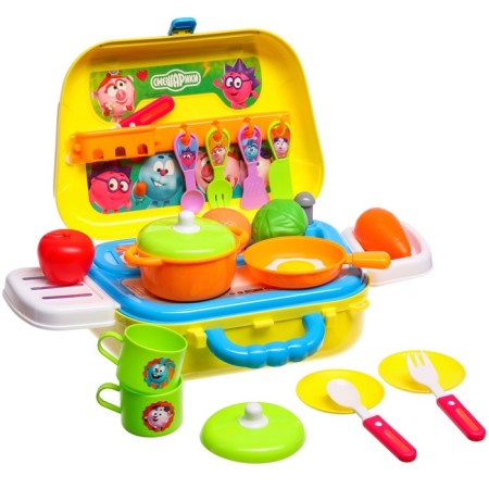 Game set "Fun Kitchen", Smeshariki, with accessories, in a bag