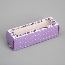 Box for Makarun, confectionery packaging 