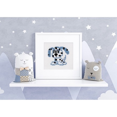 Set for embroidery "Children's stories. Puppy "12 × 11 cm-1