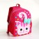 Baby backpack on lightning, pink color