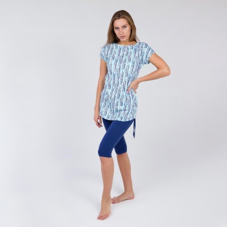 COMPLE WOMEN HARUNA (T -shirt and Bridges), Menthol color, size 44