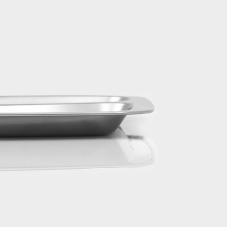 Stainless steel tray, 3 sections-2