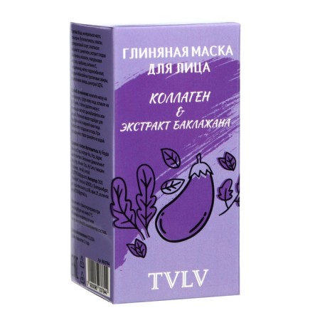 Clay face mask in a stick with collagen-1