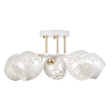 Causte "Fania" 5he27 40W white-gold 58x58x27 cm Bayerlux-3