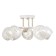 Causte "Fania" 5he27 40W white-gold 58x58x27 cm Bayerlux
