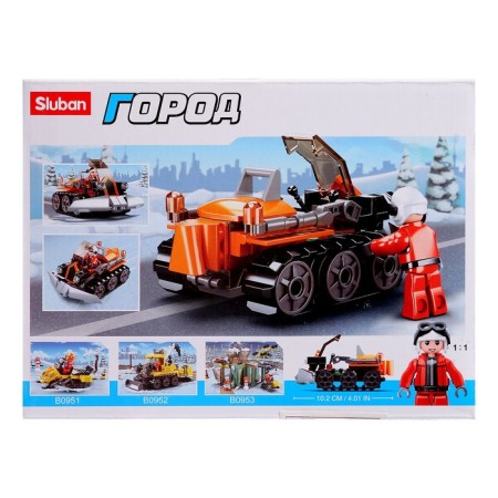Designer city "Snowman", 82 details-5