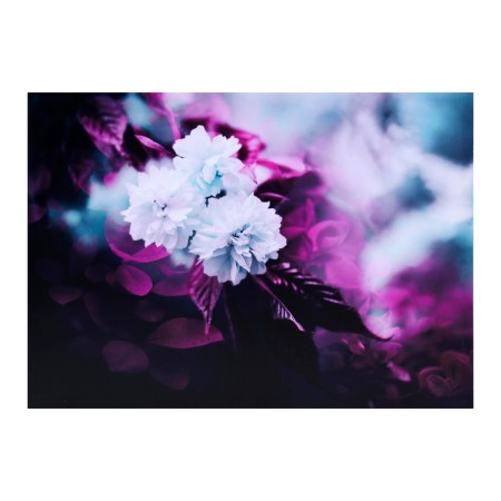 Picture on canvas "White flowers in pink colors" 50*70 cm