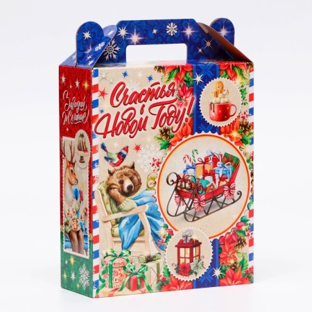 New Year's Gift Box Visiting a fairy tale 17 x 7 x 25.5 cm-2