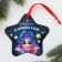 Christmas tree pendant fluorescent "Miracles in the New Year", 12 x 12 cm