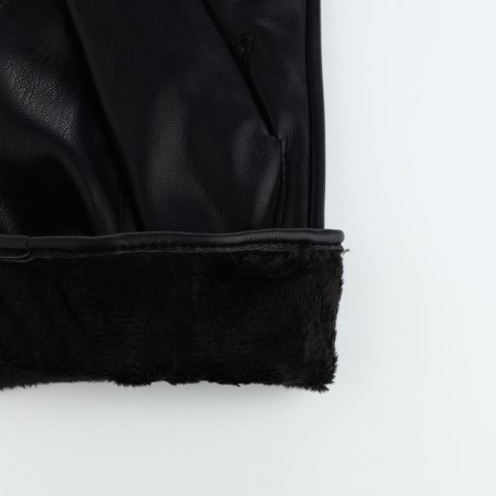 Gloves male, dimensionless, with insulation, black color-3