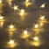 Garland “thread” 2 m dews with nozzles “snow star”, ip20, silver thread, 20 LED, glow warm white, 2 modes, AAX2