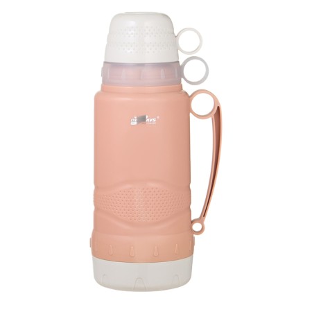 Thermos 1.8 l, with a glass flask, retains heat 24 hours, brown