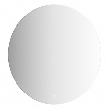 Зеркало с DEFESTO LED-подсветкой 18 Вт, 70х70 см, сенсорный выключатель, тёплый белый свет
