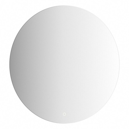Mirror with Defesto LED-lighting 18 W, 70x70 cm, sensory switch, warm white light