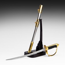 Souvenir product saber on a stand, mini, 25cm