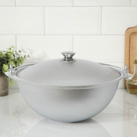 Kazan hiking, 6 l, aluminum cover, silver color