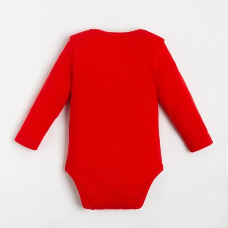 Body with DL. Sleeve Kroshka I "Winter Party", height 86-92 cm, red-5
