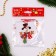 Set for creativity - Create a Christmas tree decoration from felt "Snowman with Christmas trees"