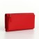 Women's wallet on magnets, red color