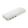 Luazon PB-25 external battery, 10,000 mAh, 3 USB, 1 A, indicator, flashlight, gray-white