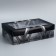 The box is folding, the lid is, "a real man", 30 x 20 x 9 cm with a window